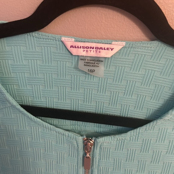 Allison Daley Aqua Blazer/Jacket 🩵 - Picture 2 of 6